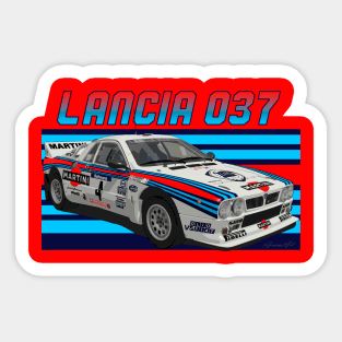 Lancia 037 Group B Sticker